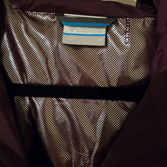 Columbia Omni-Heat Women's Jacket - Burgundy - Size M - NWT - Picture 8 of 10
